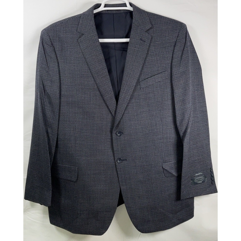 NWT Men's Pronto Uomo Platinum Pup Executive Sport Coat Jacket Navy Brown 44 S